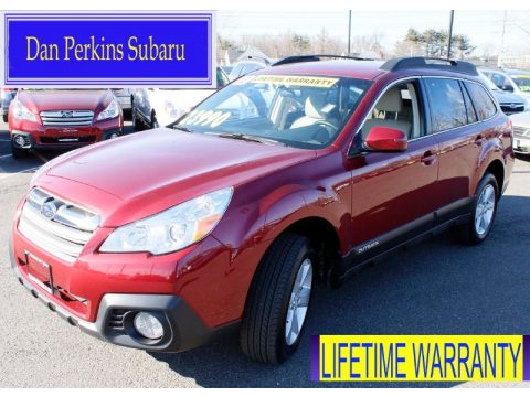 Venetian Red Pearl Subaru Outback 2.5i Premium.  Click to enlarge.