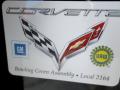 Info Tag of 2014 Chevrolet Corvette Stingray Convertible #21