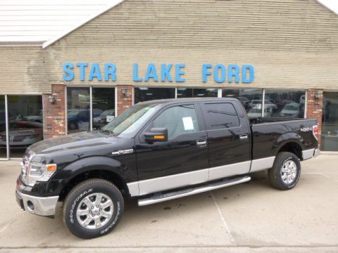 Tuxedo Black Ford F150 XLT SuperCrew 4x4.  Click to enlarge.