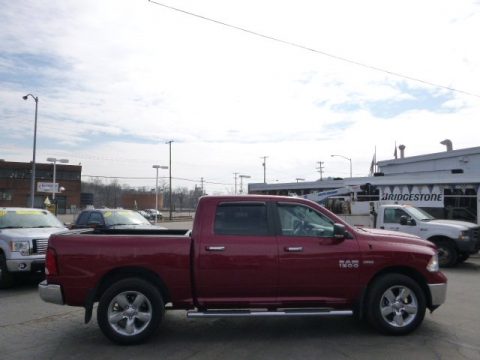 Deep Cherry Red Pearl Ram 1500 Big Horn Crew Cab 4x4.  Click to enlarge.