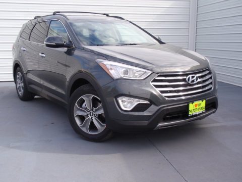 Hampton Green Pearl Hyundai Santa Fe Limited.  Click to enlarge.