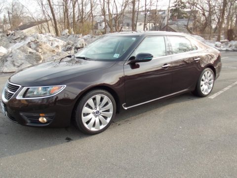 Java Brown Metallic Saab 9-5 Turbo6 XWD Sedan.  Click to enlarge.