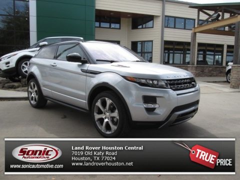Indus Silver Metallic Land Rover Range Rover Evoque Coupe Dynamic.  Click to enlarge.