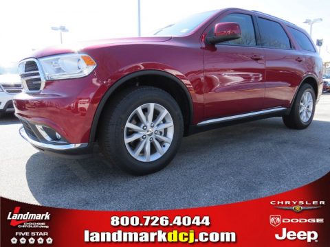 Deep Cherry Red Crystal Pearl Dodge Durango SXT.  Click to enlarge.