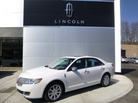 White Platinum Tri-Coat Lincoln MKZ FWD.  Click to enlarge.