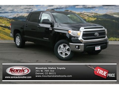 Black Toyota Tundra SR5 Crewmax 4x4.  Click to enlarge.