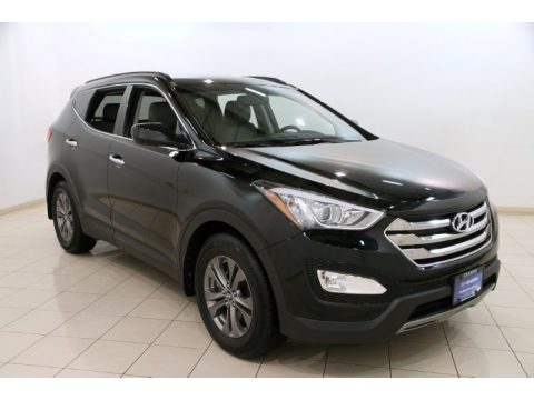 Twilight Black Hyundai Santa Fe Sport.  Click to enlarge.