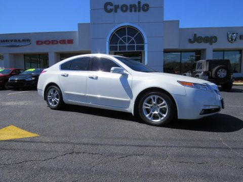 White Diamond Pearl Acura TL 3.5.  Click to enlarge.