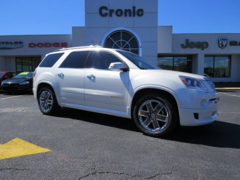 White Diamond Tricoat GMC Acadia Denali. Click to enlarge. White Diamond Tricoat GMC Acadia Denali. Click to enlarge.