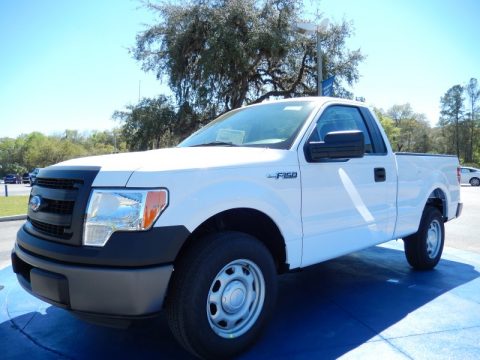 Oxford White Ford F150 XL Regular Cab.  Click to enlarge.