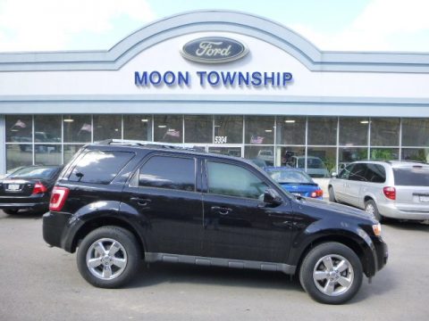 Ebony Black Ford Escape Limited V6 4WD.  Click to enlarge.