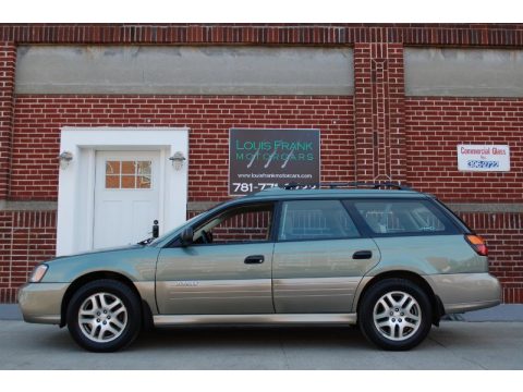 Seamist Green Pearl Subaru Outback Wagon.  Click to enlarge.
