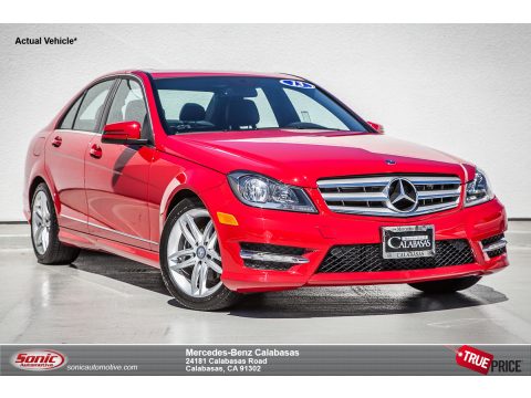 Mars Red Mercedes-Benz C 250 Sport.  Click to enlarge.