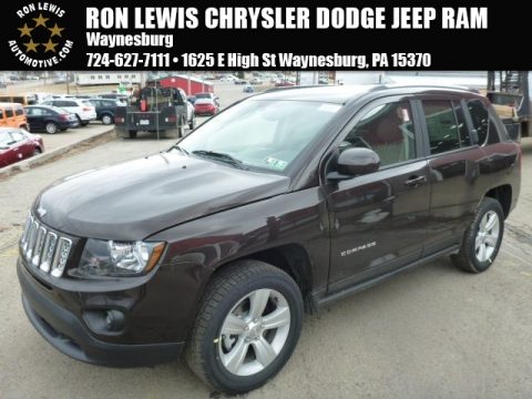 Rugged Brown Metallic Jeep Compass Latitude 4x4.  Click to enlarge.