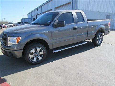 Sterling Grey Ford F150 STX SuperCab.  Click to enlarge.