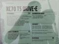  2015 Volvo XC70 T5 Drive-E Window Sticker #33