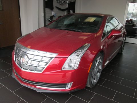 Crystal Red Tintcoat Cadillac ELR Coupe.  Click to enlarge.