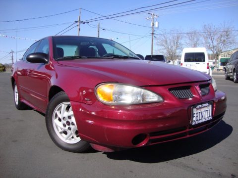 Sport Red Metallic Pontiac Grand Am SE Sedan.  Click to enlarge.