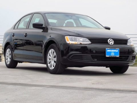 Black Volkswagen Jetta S Sedan.  Click to enlarge.