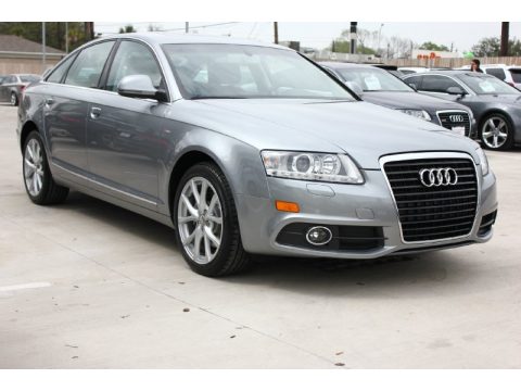 Quartz Grey Metallic Audi A6 3.2 Sedan.  Click to enlarge.