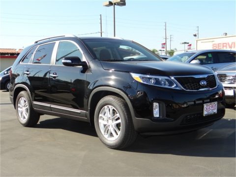 Ebony Black Kia Sorento LX. Click to enlarge. Ebony Black Kia Sorento LX. Click to enlarge.