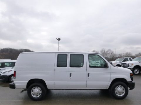 Oxford White Ford E-Series Van E250 Cargo Van.  Click to enlarge.