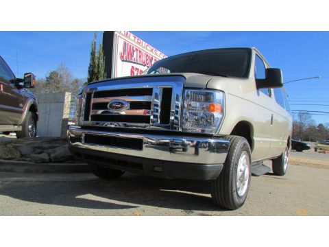 Pueblo Gold Metallic Ford E Series Van E350 XLT Passenger.  Click to enlarge.