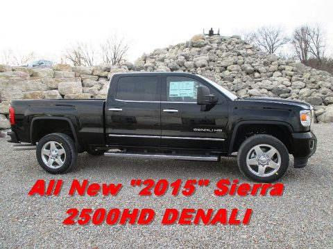 Onyx Black GMC Sierra 2500HD Denali Crew Cab 4x4.  Click to enlarge.