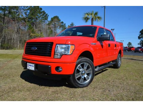 Race Red Ford F150 STX SuperCrew 4x4.  Click to enlarge.