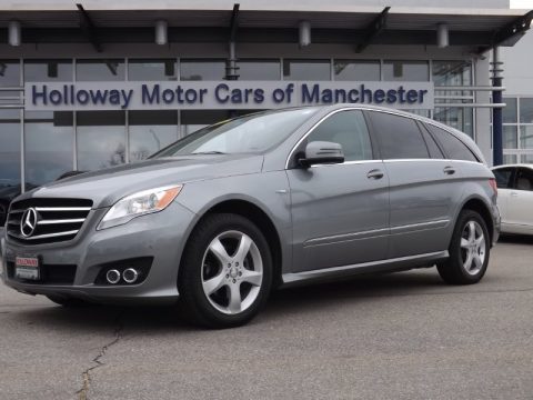Paladium Silver Metallic Mercedes-Benz R 350 BlueTEC 4Matic.  Click to enlarge.
