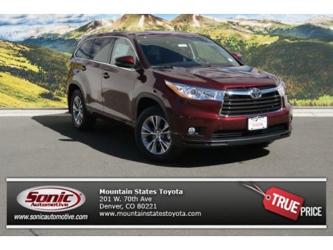 Moulin Rouge Mica Toyota Highlander LE AWD.  Click to enlarge.