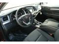  2014 Toyota Highlander Black Interior #5