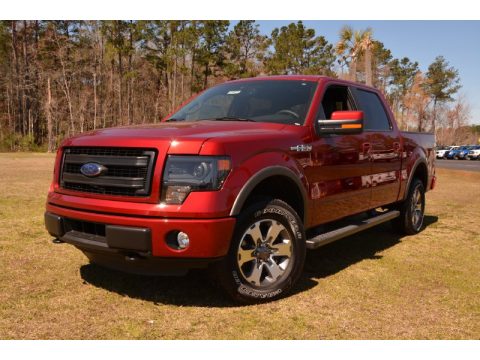 Ruby Red Ford F150 FX4 SuperCrew 4x4.  Click to enlarge.