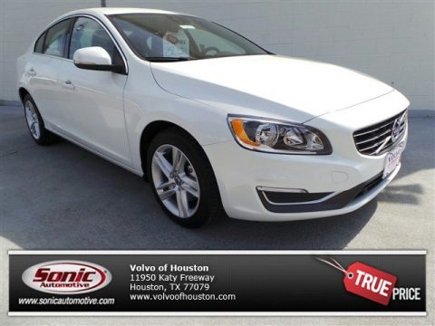 Crystal White Pearl Volvo S60 T5 Drive-E.  Click to enlarge.