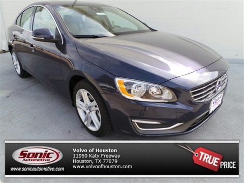 Caspian Blue Metallic Volvo S60 T5 Drive-E.  Click to enlarge.