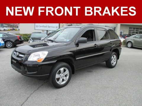 Black Cherry Kia Sportage LX.  Click to enlarge.