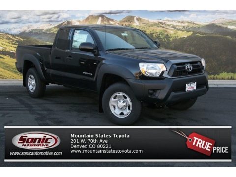 Black Toyota Tacoma Access Cab 4x4.  Click to enlarge.