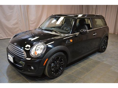 Midnight Black Metallic Mini Cooper Clubman.  Click to enlarge.