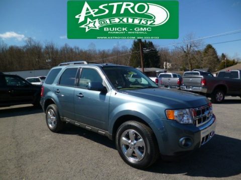Steel Blue Metallic Ford Escape Limited V6 4WD.  Click to enlarge.