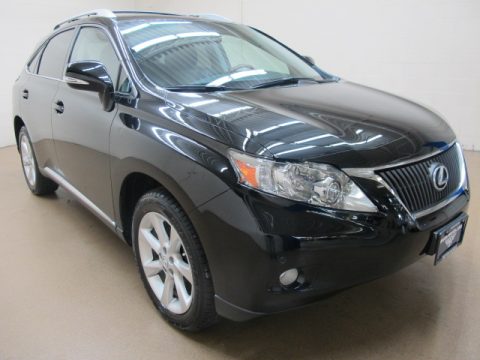Obsidian Black Lexus RX 350 AWD.  Click to enlarge.
