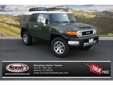 Army Green Toyota FJ Cruiser 4WD. Click to enlarge. Army Green Toyota FJ Cruiser 4WD. Click to enlarge.