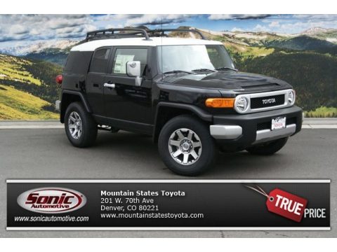 Black Toyota FJ Cruiser 4WD.  Click to enlarge.