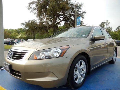 Bold Beige Metallic Honda Accord LX-P Sedan.  Click to enlarge.