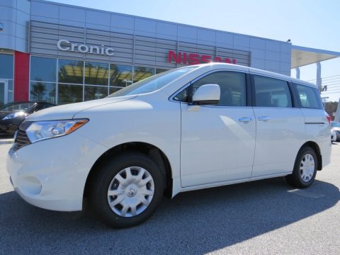 Pearl White Nissan Quest 3.5 S.  Click to enlarge.
