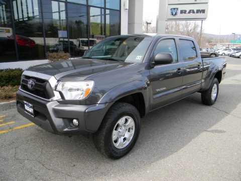 Magnetic Gray Metallic Toyota Tacoma V6 SR5 Double Cab 4x4.  Click to enlarge.