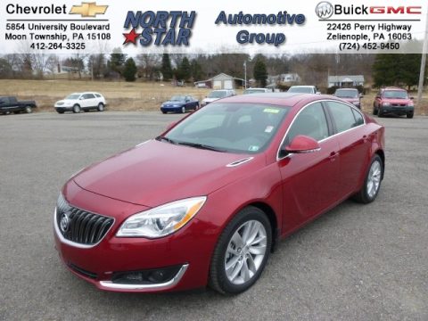 Crystal Red Tintcoat Buick Regal FWD.  Click to enlarge.
