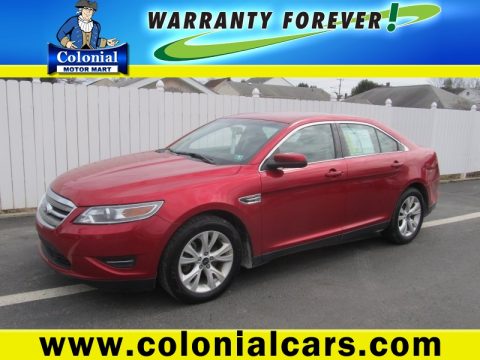 Red Candy Metallic Ford Taurus SEL.  Click to enlarge.
