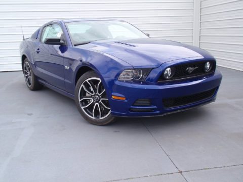 Deep Impact Blue Ford Mustang GT Coupe.  Click to enlarge.