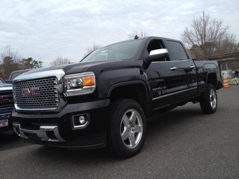 Onyx Black GMC Sierra 2500HD Denali Crew Cab 4x4.  Click to enlarge.