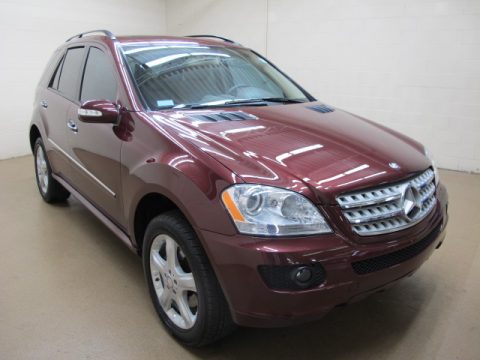 Barolo Red Metallic Mercedes-Benz ML 350 4Matic.  Click to enlarge.